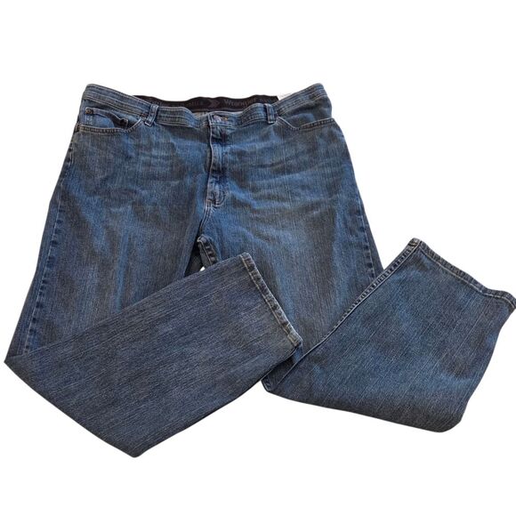 Wrangler Authentics Men's Jeans Comfort Flex Waist Relaxed Fit 5 Pocket 42/29 - Picture 2 of 7